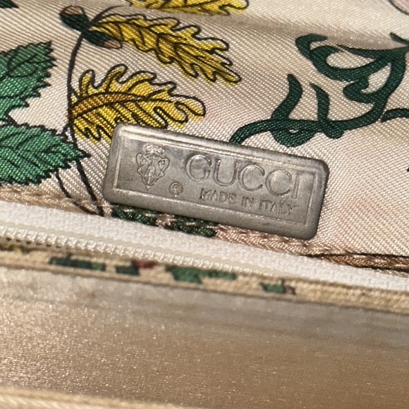 Gucci flora bloom wallet on chain mini crossbody purse interlocking GG chain - Picture 14 of 16